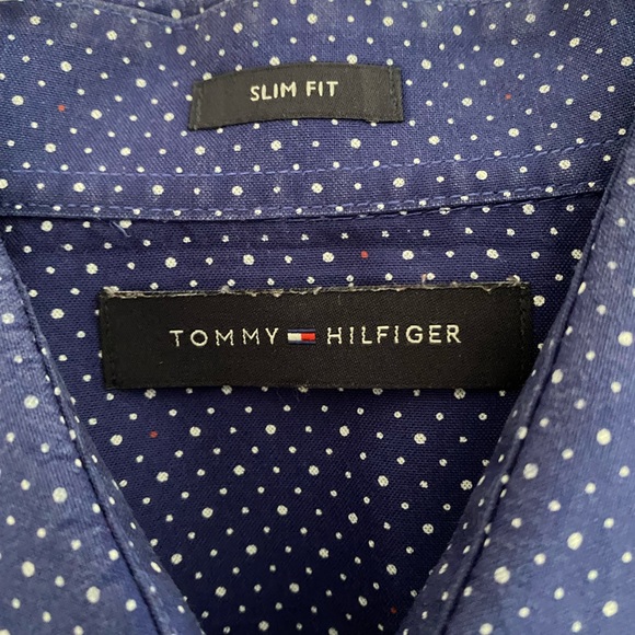 Tommy Hilfilger Men’s Slim Fit Button Down Shirt - Picture 3 of 5